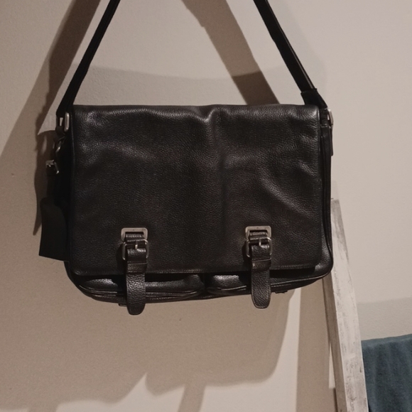 Italian Leather HUGO BOSS Messenger / Shoulder Bag - Picture 1 of 3